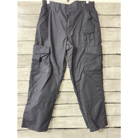 Propper Mens Pants Nvy Blue M/S 34x30 Cargo Combat Tactical Cotton Blend Ripstop - Picture 1 of 3